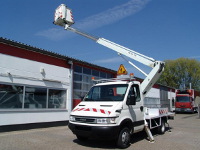 photo of scissor lifts and basket lifts Warsaw