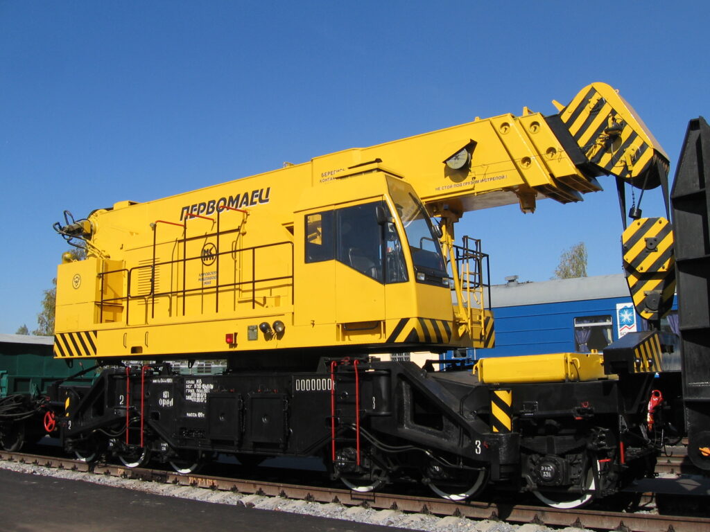 KRUPP railway crane BA166 