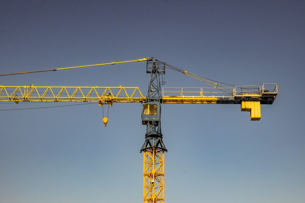 crane on site