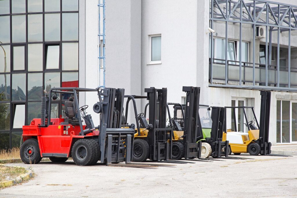 outdoor forklift trucks