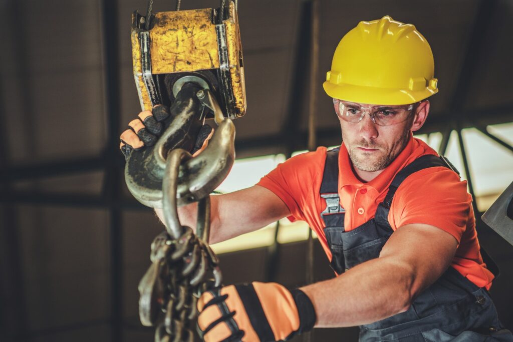 Reparieren einer beschädigten Kette 