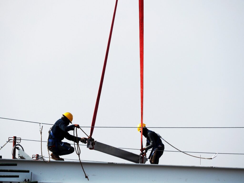 workers at height